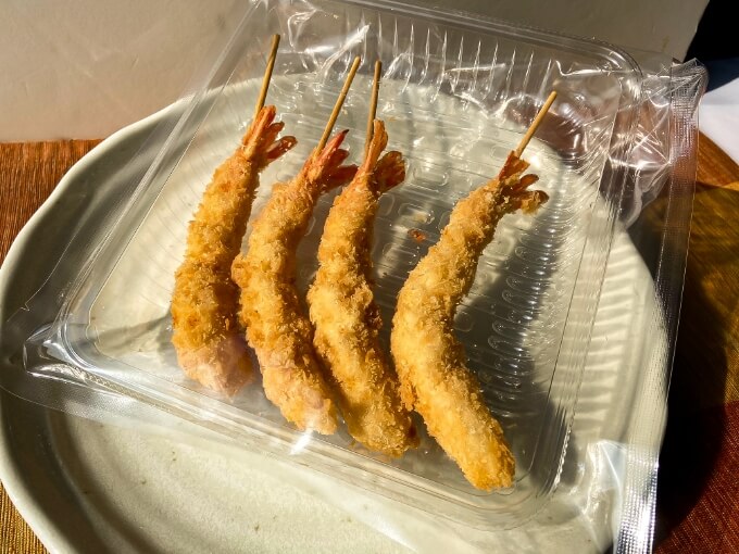 海老フライ串 1パック5本入り（1本20g）｜商品一覧｜おか天