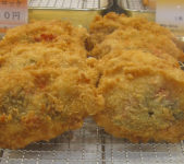 ささみの梅肉はさみ揚げ